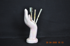 art nr: 153 vintage make-up hand met wimper extension