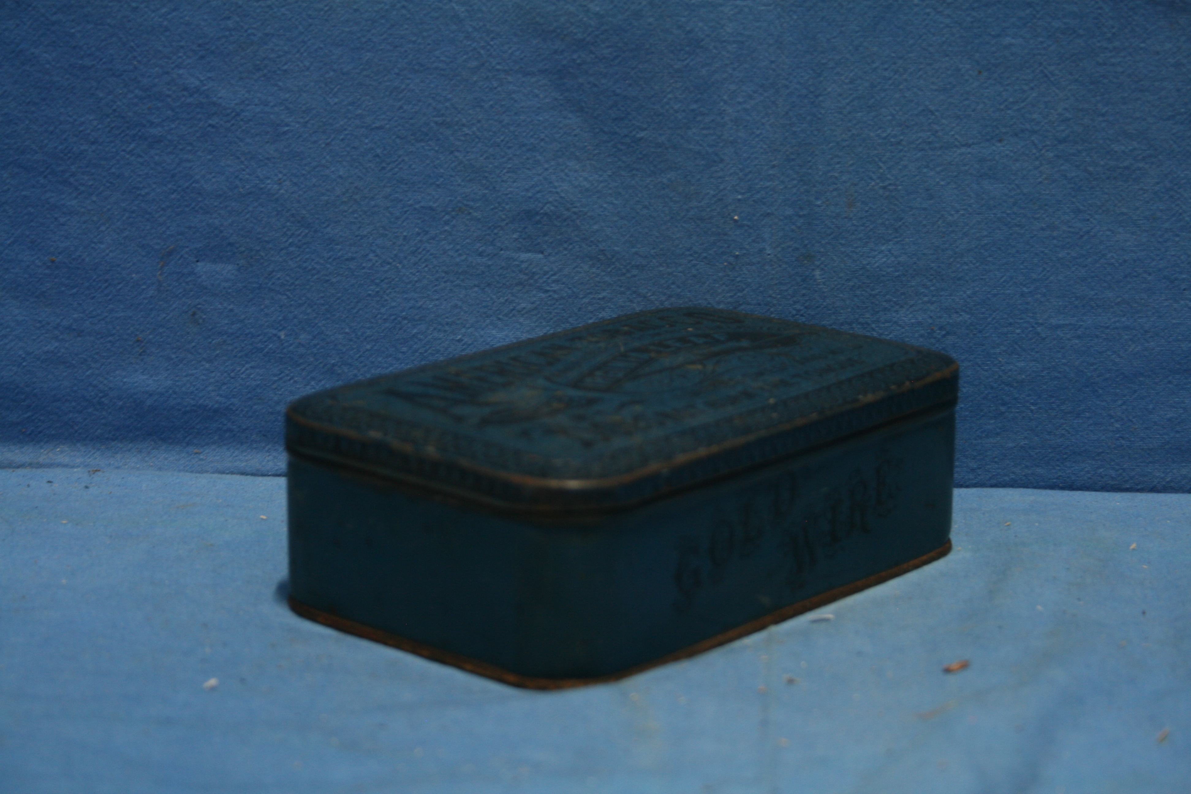 art nr: 494 vintage American Tabacco bewaar blik