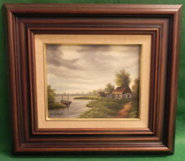 art nr: 429 vintage schilderij van J. KOK