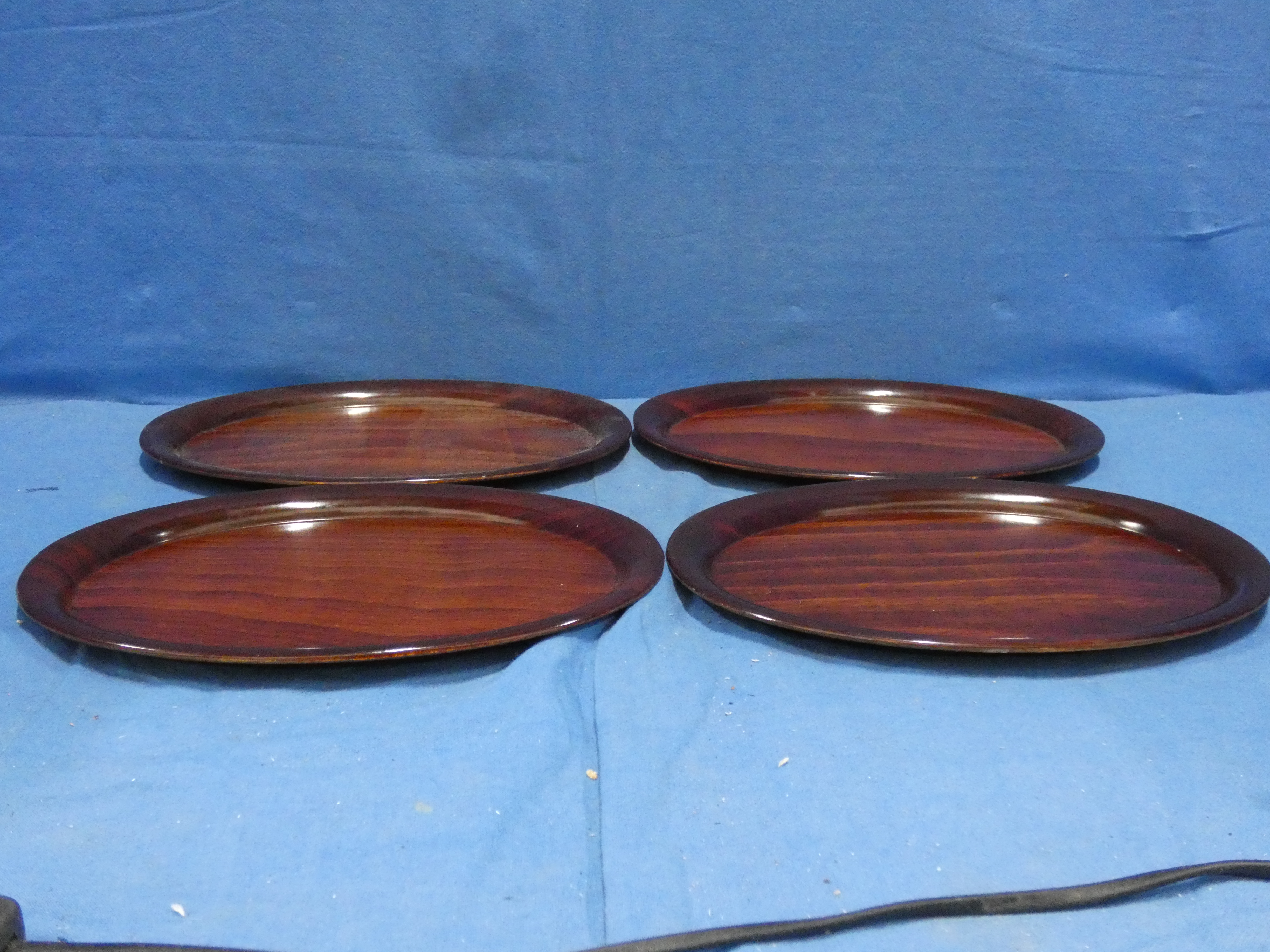 art nr: 1226 vintage 4 dienbladen van Gerling Gerninol