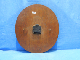 art nr: 630 vintage Vedette eiken wandklok