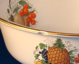 art nr: 91 vintage fruitschaal van Flora