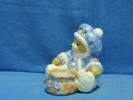 art nr: 1470 vintage Cherished Teddies zittend beeldje