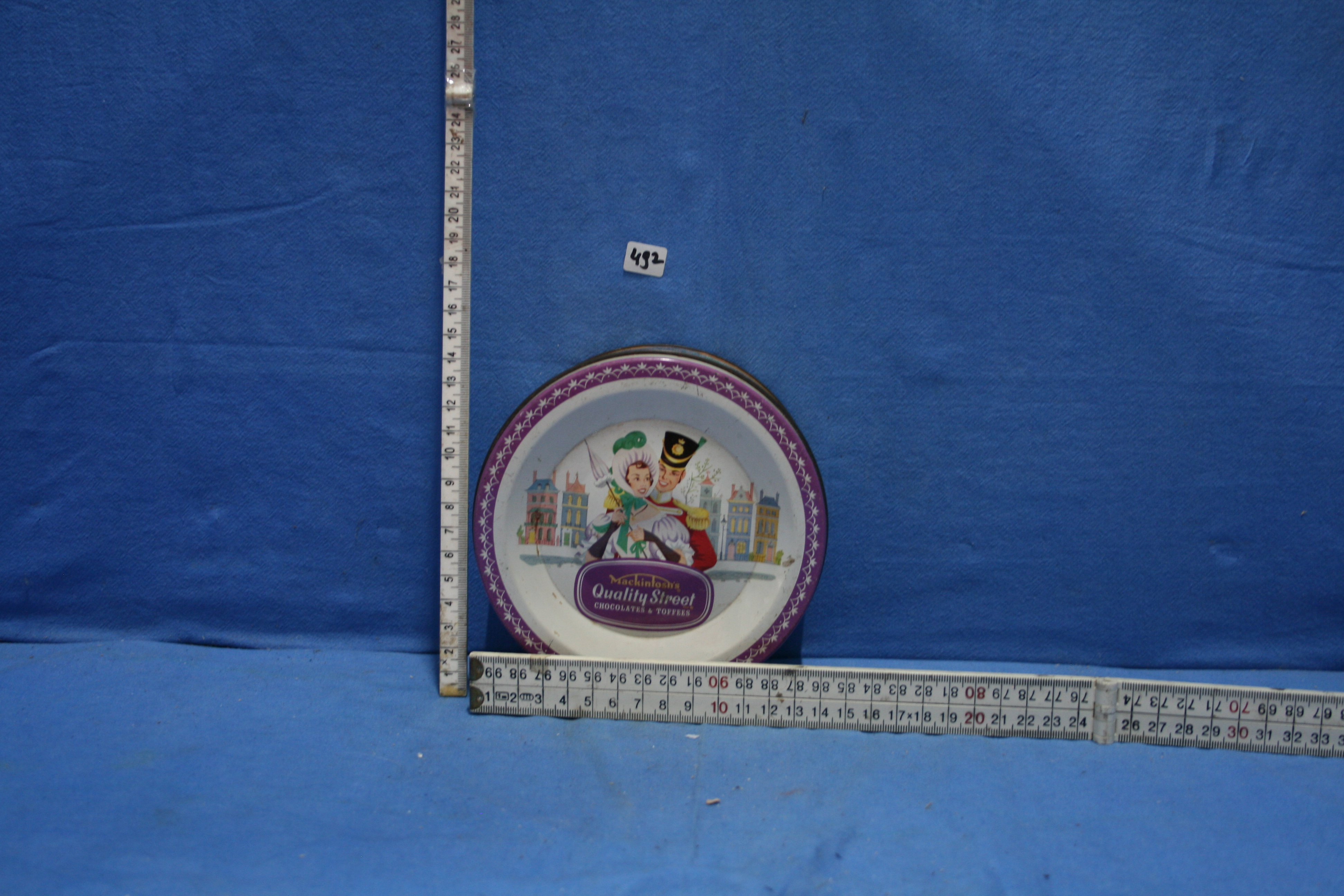 art nr: 492 vintage Mackintosh's Quality street blik
