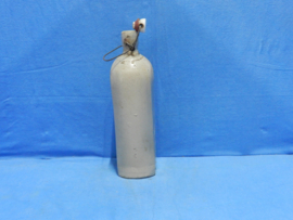 art nr: 1081 vintage melkfles met metalen afsluiting