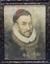 art nr: 673 vintage schilderij geschilderd door Gabrielse van Willem de tweede
