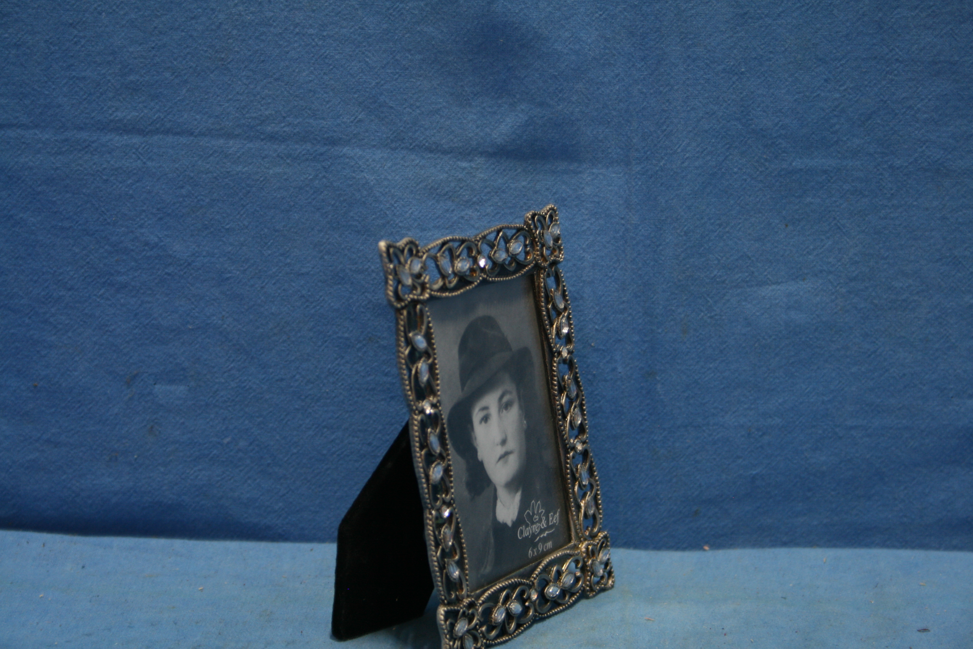 art nr: 1172 vintage verzilverd fotolijstje