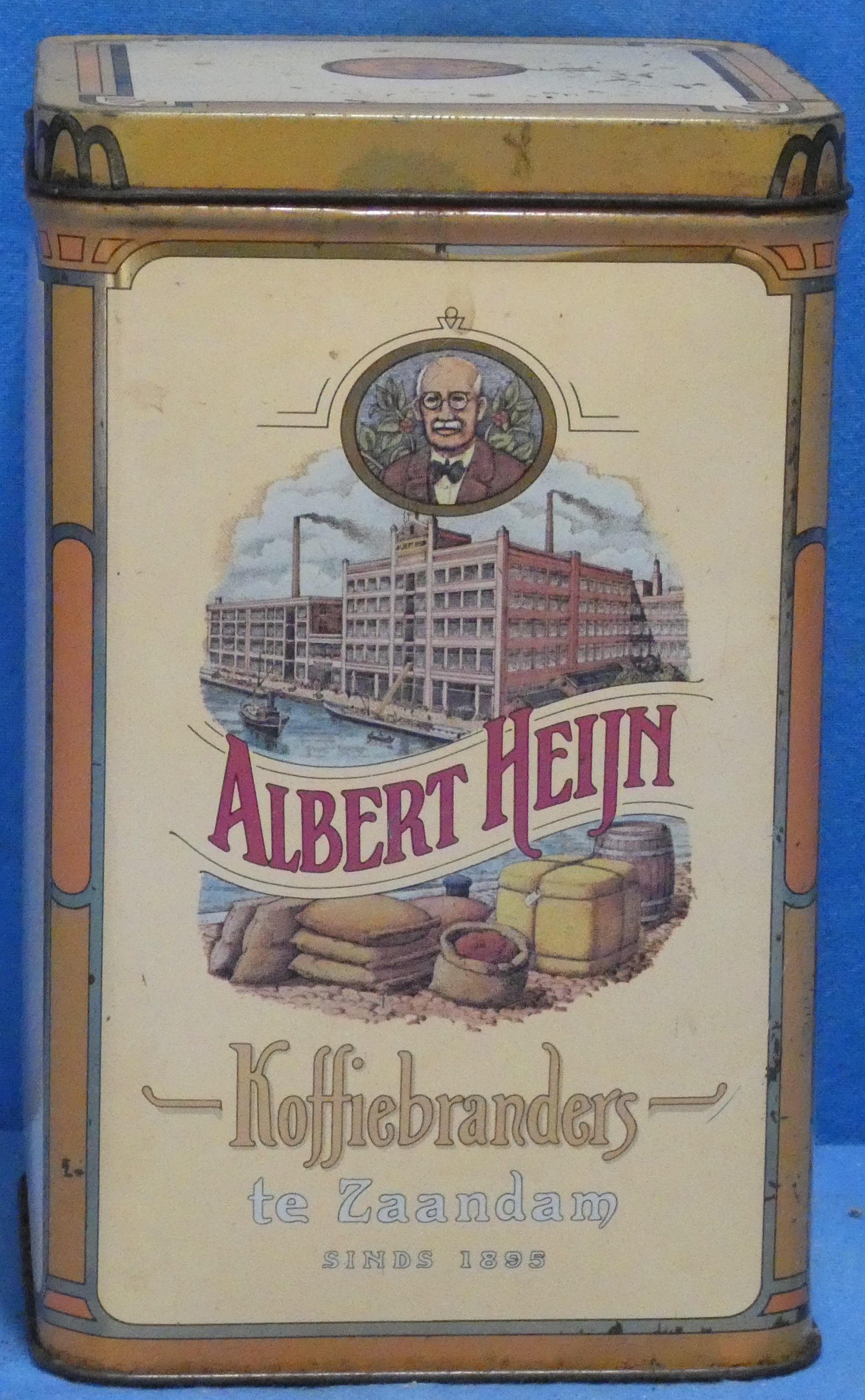art nr: 1210 vintage Albert Heijn koffieblik