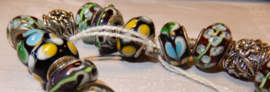 art nr: 520 vintage zilveren Pandora armband