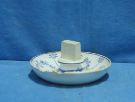 art nr: 1224 antieke Delft Blauwe luciferhouder