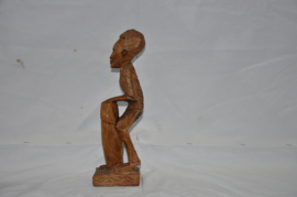 art nr: 919 vintage handgesneden beeldje uit Haïti