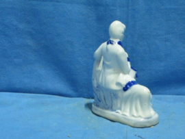 art nr: 1479 vintage Delft Blauw porseleinen beeldje