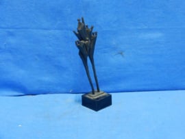 art nr: 753 vintage bronzen kunstwerkje