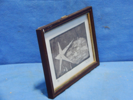 art nr: 619 vintage schilderijtje van A. van Esch