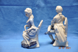 art nr: 117 vintage delfts blauwe beeldjes