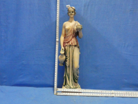 art nr: 1305 vintage beeld van een Griekse godin Victoria