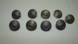 art nr 17 antieke zilveren douaniers jasknopen