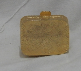 art nr: 1013 antiek messing pillendoosje