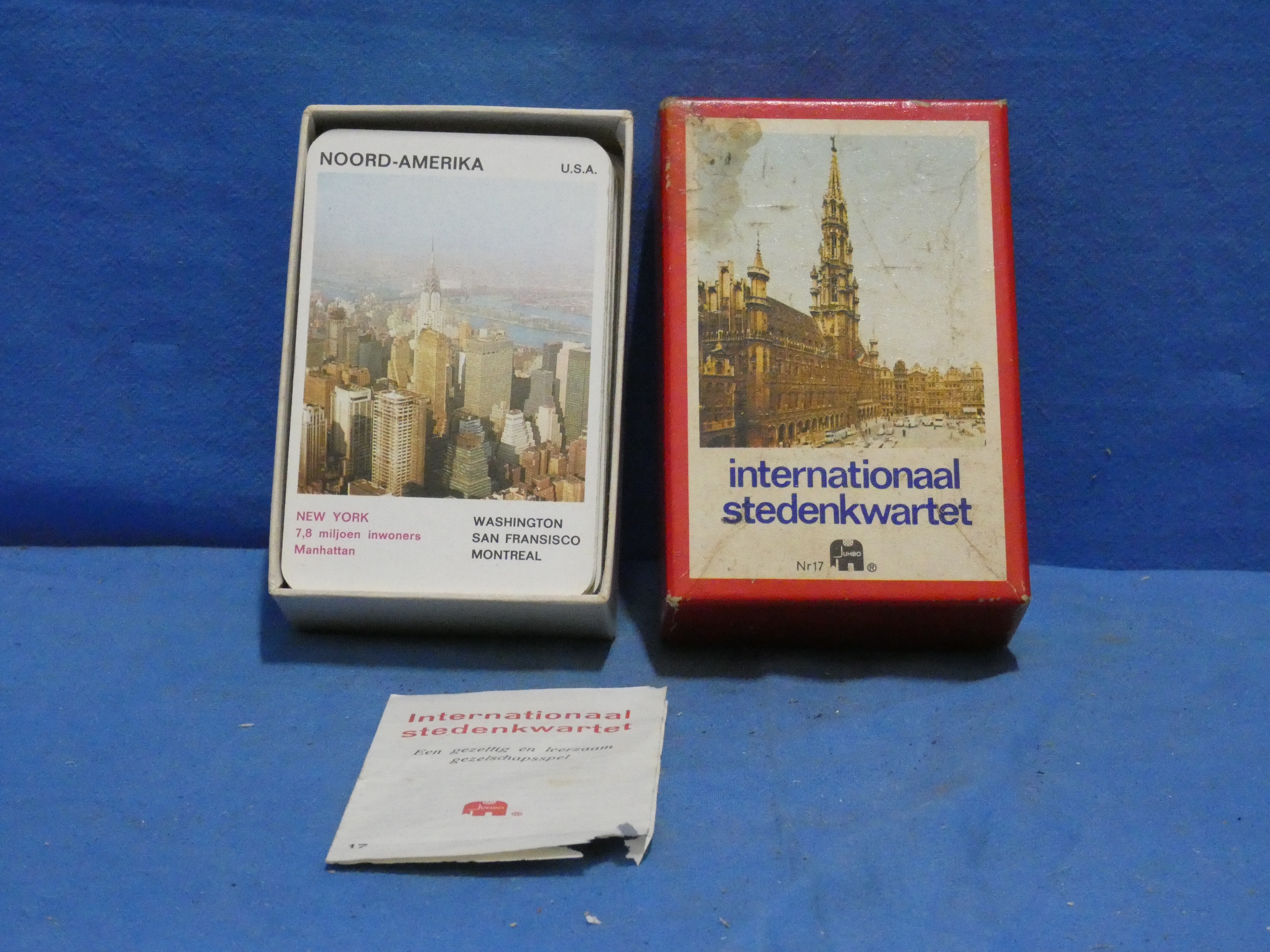 art nr: 1219 vintage internationaal elf steden kwartet