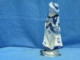 art nr: 1477 vintage Delft Blauw porseleinen beeldje