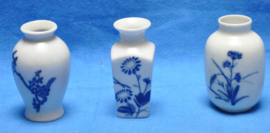 art nr: 276 vintage 3 Chinese vaasjes
