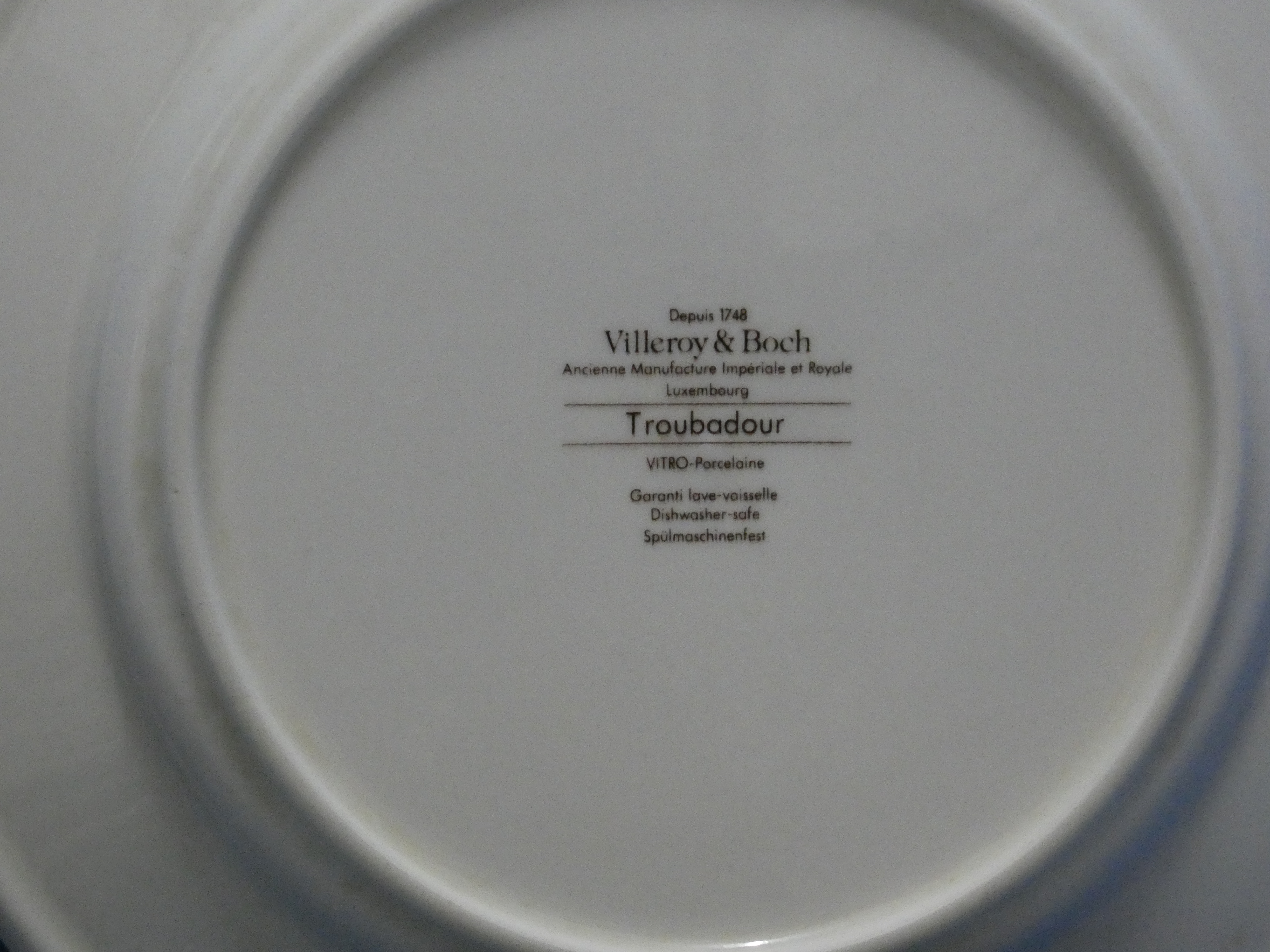 art nr: 1248 vintage Villeroy en Boch ontbijtstel