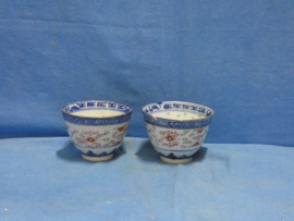 art nr: 1347 antieke Chinese schaaltjes