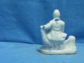 art nr: 1479 vintage Delft Blauw porseleinen beeldje