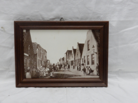 art nr: 954 vintage placebo schilderijtje, Langenoordstraat Zevenbergen