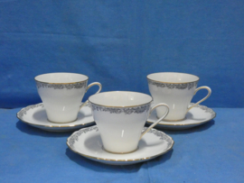 art nr: 1335 vintage kop en schotels van Mutchenreuther Duidsland