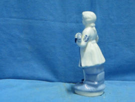 art nr: 1478 vintage Delft Blauw porseleinen beeldje