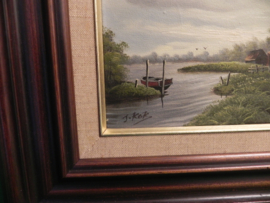 art nr: 429 vintage schilderij van J. KOK