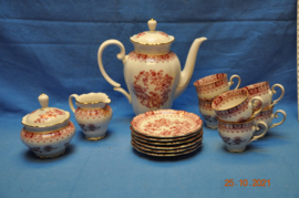 art nr: 248 vintage thee set van Theresiared Porselein