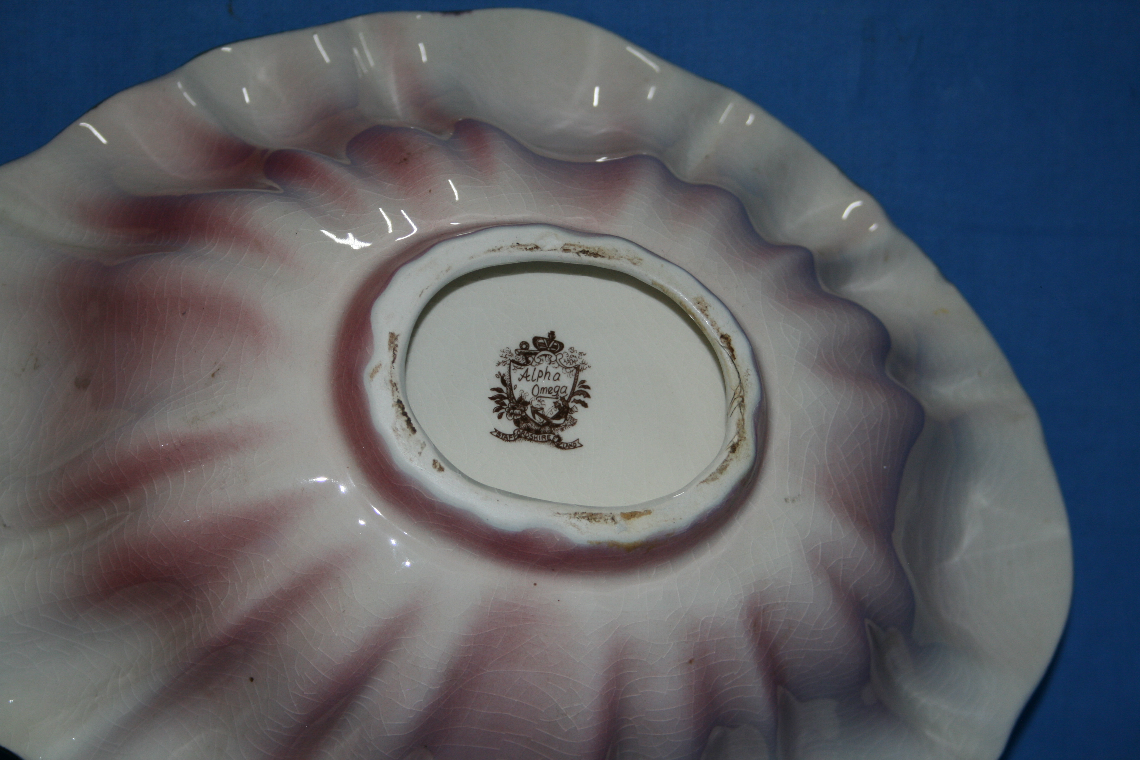 art nr: 1115 vintage waskom van Alpha Omega Staffordshire England