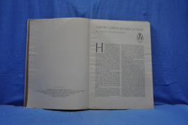 art nr: 876 vintage gedenkboek van Koningin Wilhelmina