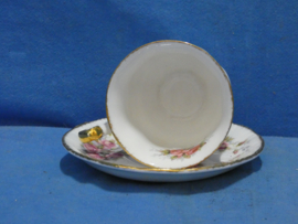 art nr: 1322 vintage porseleinen kop en schotel van Paragon Elizabeth Rose