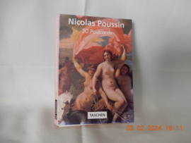 art nr: 530 vintage nicolas  poussin postkaarten