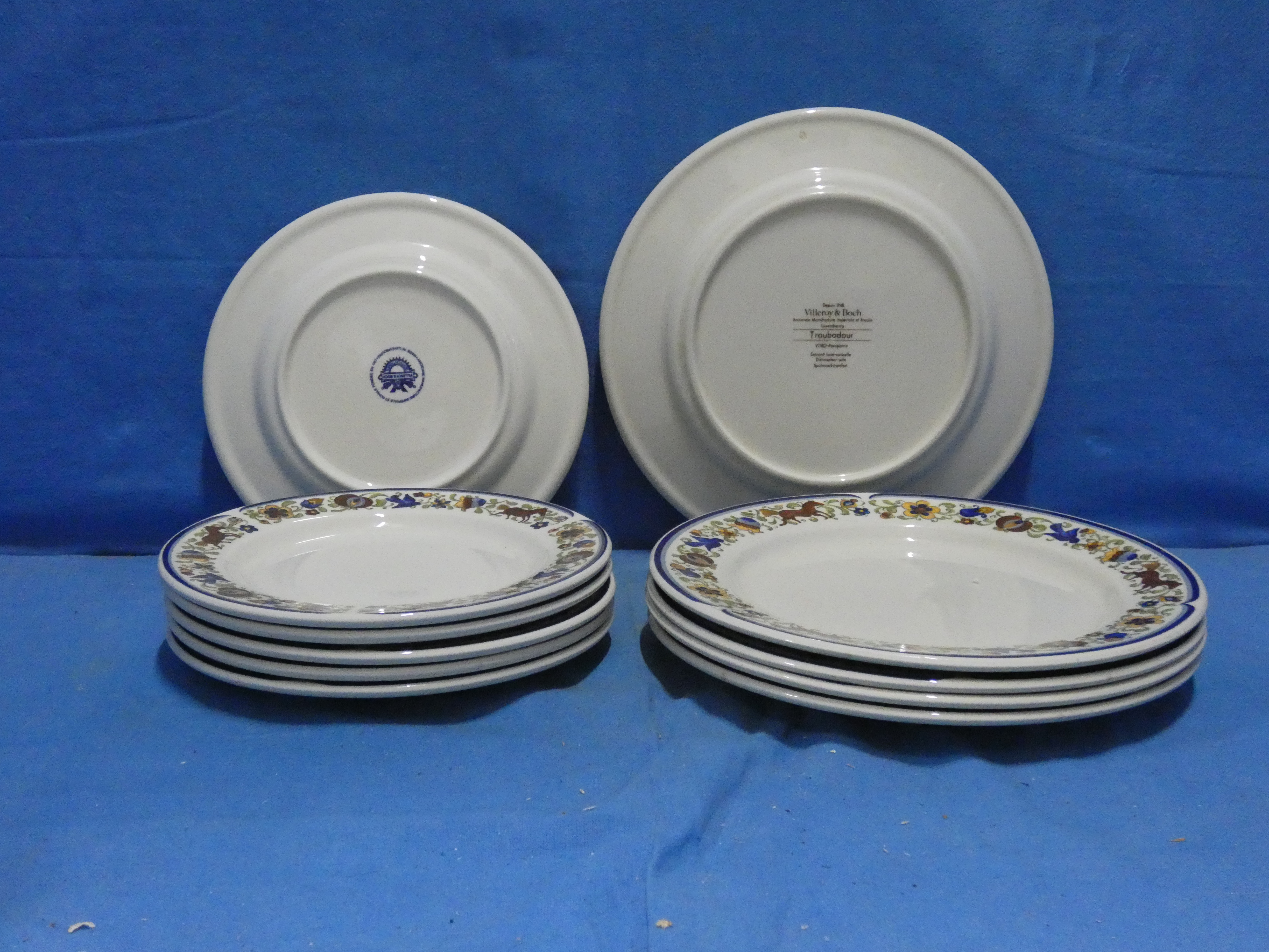 art nr: 1248 vintage Villeroy en Boch ontbijtstel