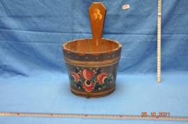 art nr: 296 vintage bloemen emmer