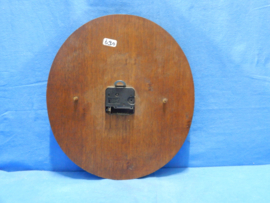 art nr: 630 vintage Vedette eiken wandklok