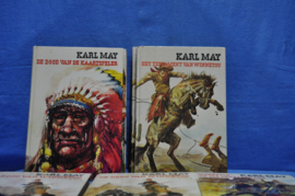 art nr: 878 vintage serie van 7 boeken van Karl May