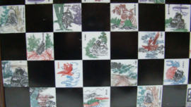 art nr: 382 vintage spekstenen schaakspel