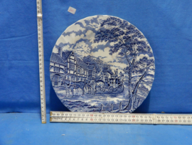art nr: 786 antiek Delfts Blauw schaal van de Royal Mail England