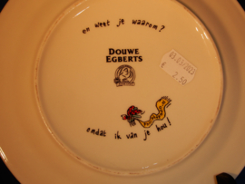 art nr: 132 vintage bord van Douwe Egberts