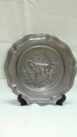 art nr 144 vintage tinnen bord