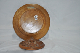 art nr: 913 vintage Inlesu Vitu houten bakje met deksel