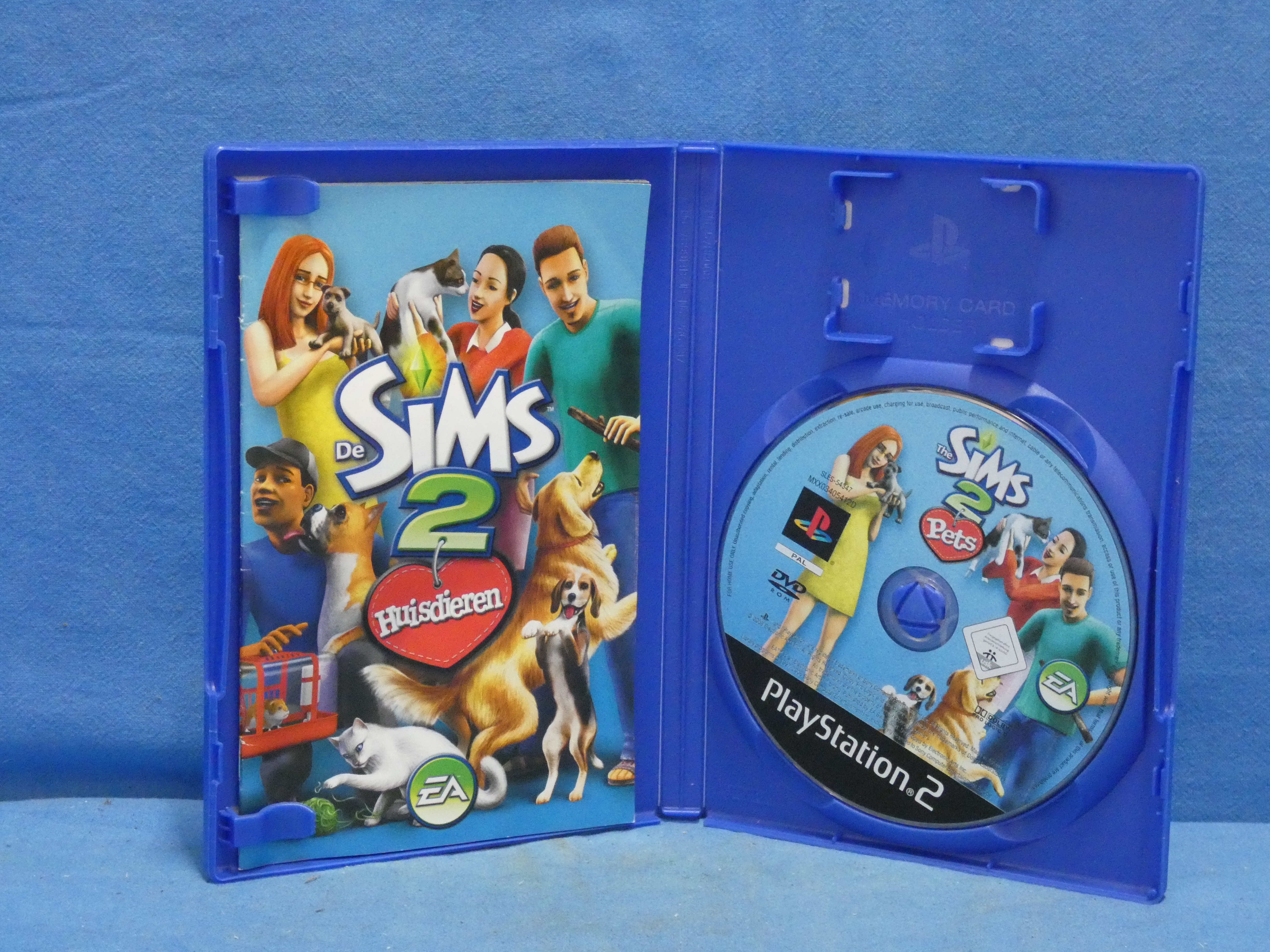 art nr: 1206 vintage PlayStation 2 spel Sims 2 Huisdieren
