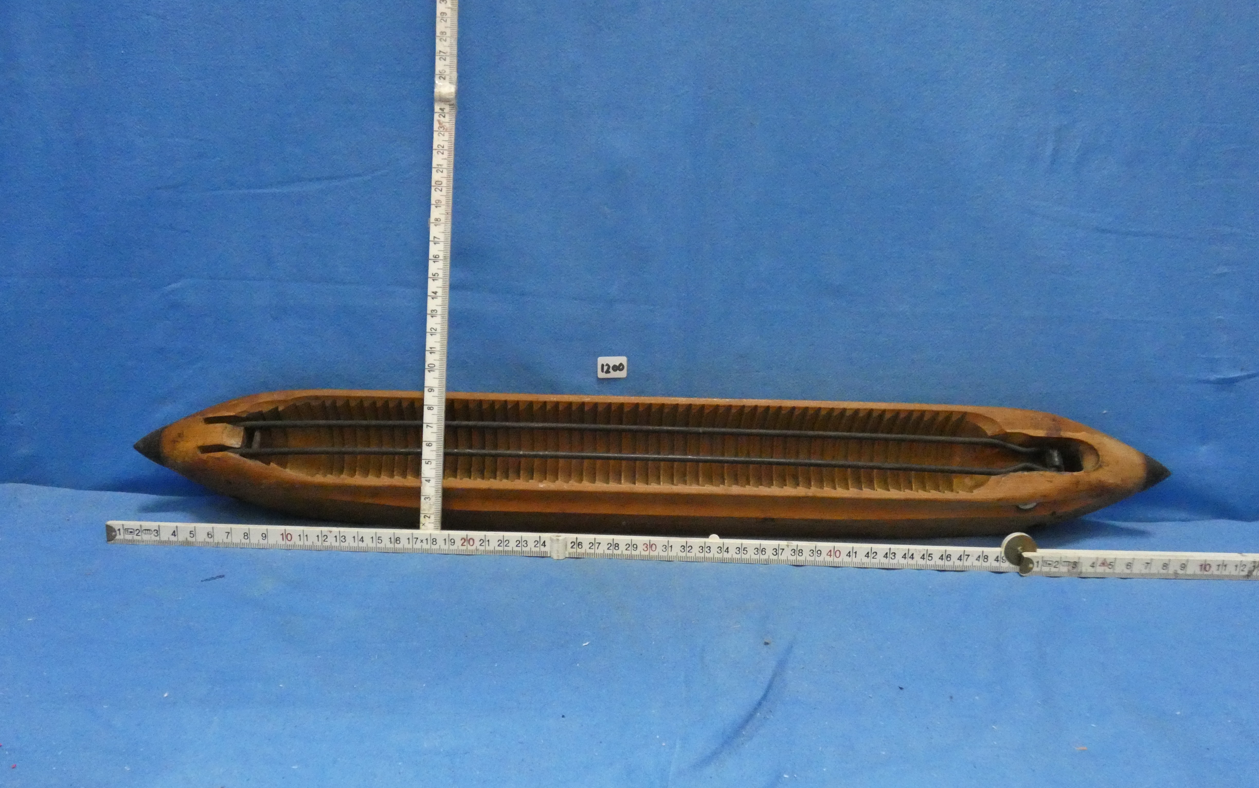 art nr: 1200 vintage houten weefgetouw mal