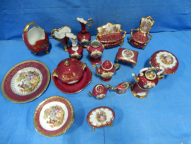 art nr: 408 antiek set Limoges a 20 stuks