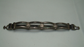 art nr: 36 antieke zilveren armband